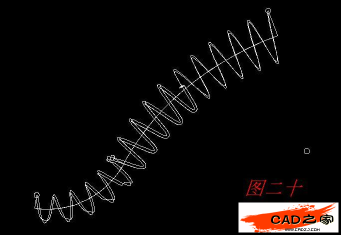 AutoCAD 2008三维教程：环形弹簧及弧线弹簧的几种画法_中国教程网