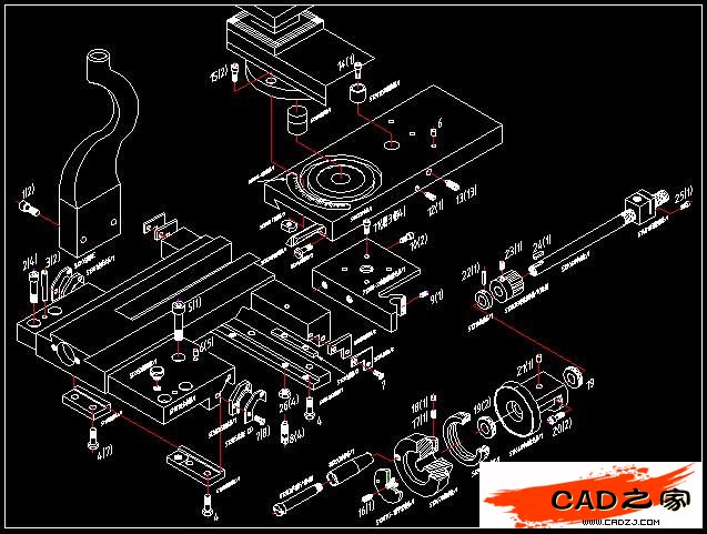 AutoCAD二维教程：细说机械零件轴测图的画法_中国教程网