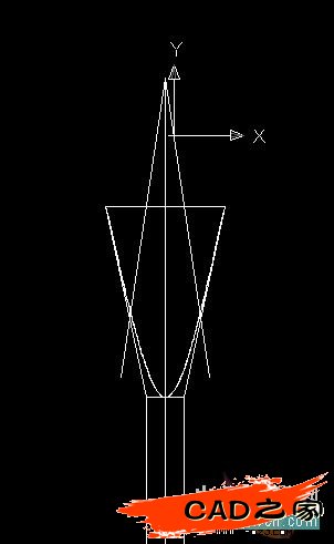 AutoCAD教程：一字形和十字形螺丝刀头的画法_中国教程网