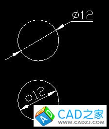 cad半径与直径的标注样式 风徐徐 空与间