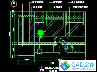 12例理发店CAD图块图纸平面详图