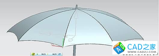 UG建模之雨伞