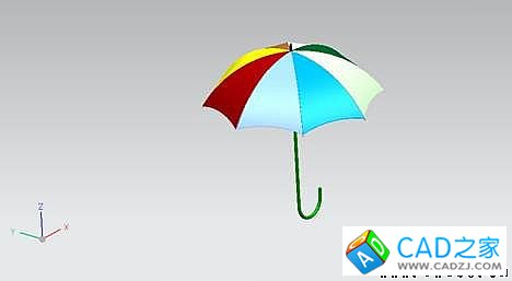 UG建模之雨伞